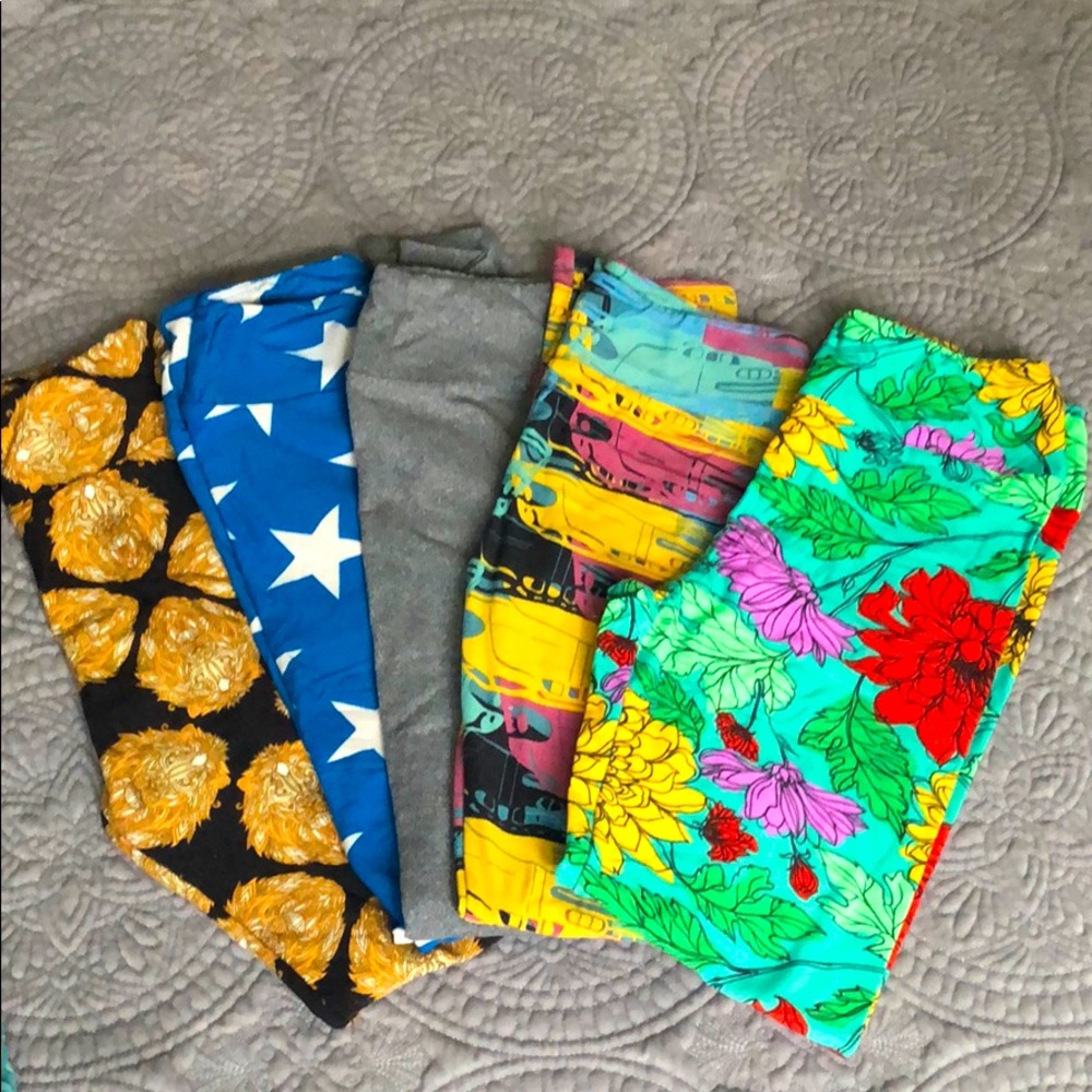 💥3/$30💥5 Pair 🌟 LuLaRoe OS leggings